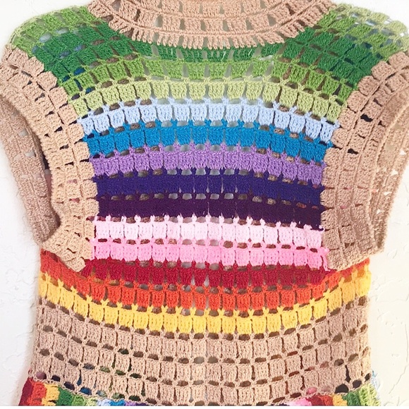 Free People Rainbow Sweater Cardigan🌈 - Picture 8 of 8